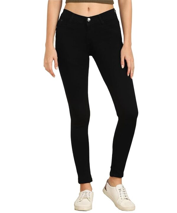 Nifty Women's Cotton Blend Stretchable Mid Rise Jeans - Image 2